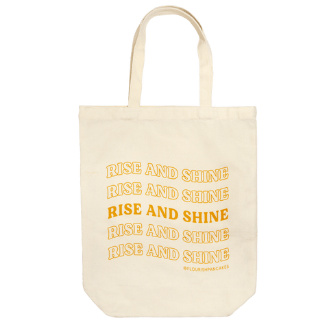 Flourish Tote Bag: Rise & Shine free_gift Flourish 